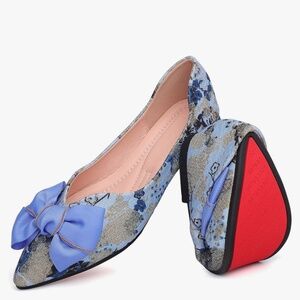 Hxlber Women's Flats Shoes Pointed Toe